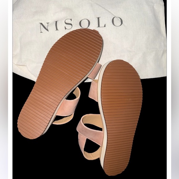 🆕 NISOLO Women’s Leather Desert Rose Leather Sandals - Picture 5 of 6